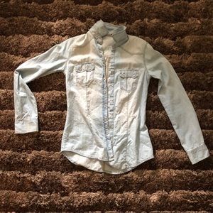 Bershka jean button up